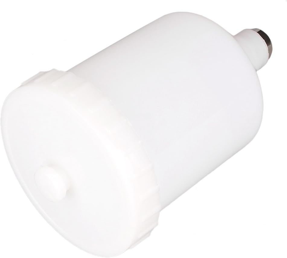 600ml Spray Paint Gun Cup Air Gravity Feed Paint Spray Auto Car Pot Threaded Connector Capacity for Spray Gun White - Image 2