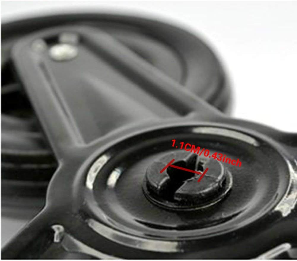 Pair of Replacement Stair Climbing Shopping Cart Wheels for Shopping Laundry Cart - Image 4