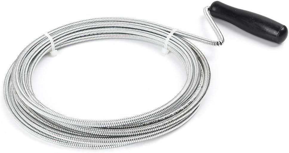 Metal Drain Cleaner and Clog Remover, 10FT long Hair Catcher Cleaning Tool, Sink Dredge Pipeline Cleaner for Bathroom Kitchen Tube Sink Basin - Image 1