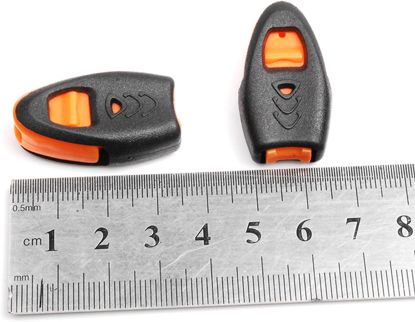 CooBigo 20 Pack Emergency Survival Whistles Zipper Pulls Whistle for Outdoor Climbing Hiking Camping Fishing Boat Kayak Life Vest Jacket Boating Water Survival Rescue Signaling - Image 2