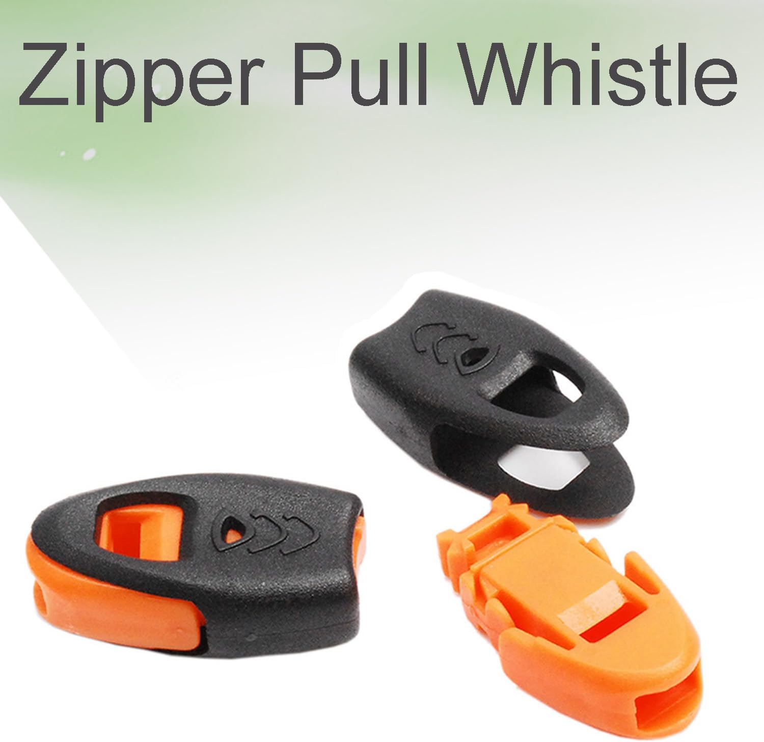 CooBigo 20 Pack Emergency Survival Whistles Zipper Pulls Whistle for Outdoor Climbing Hiking Camping Fishing Boat Kayak Life Vest Jacket Boating Water Survival Rescue Signaling - Image 3