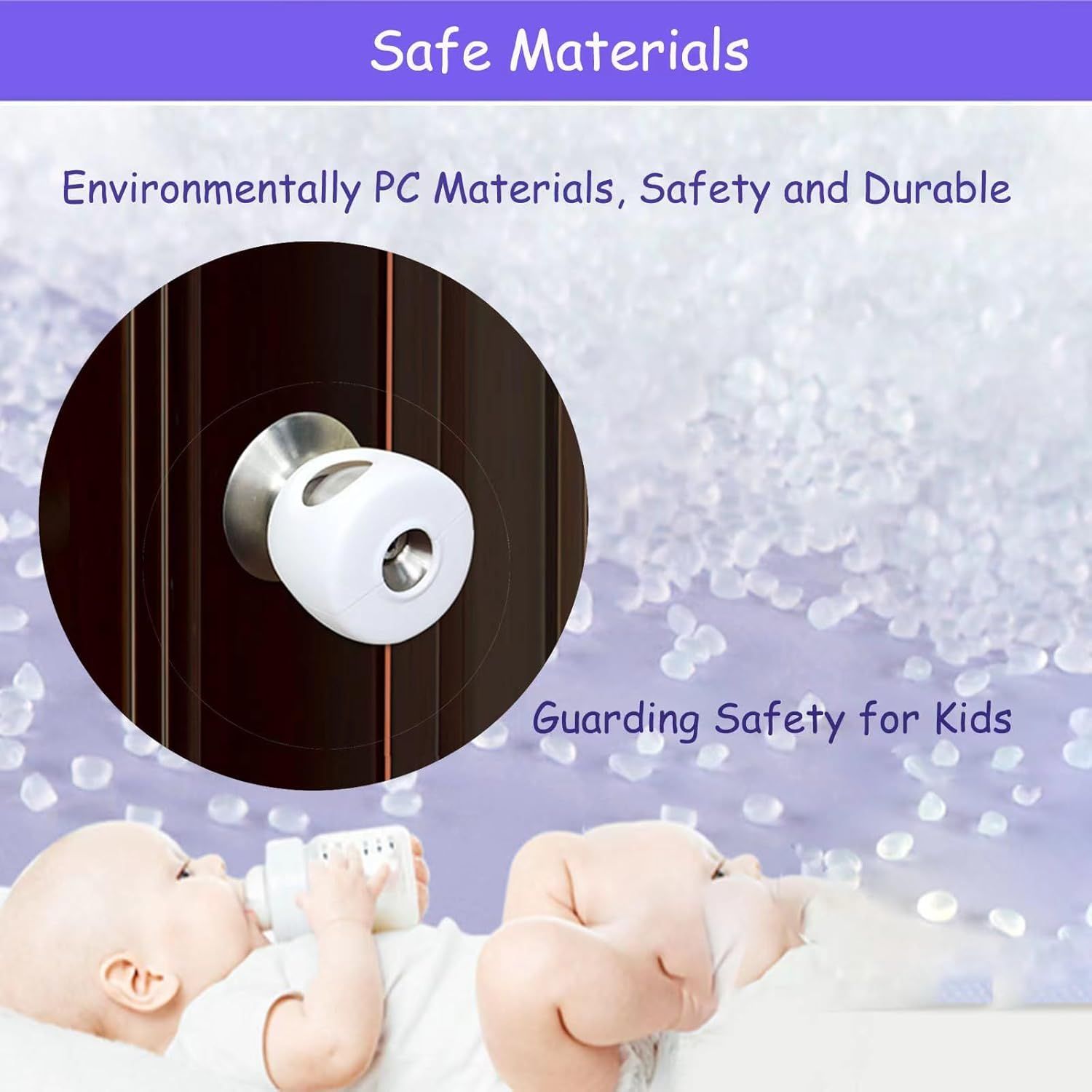 Child Proof Door Knob Covers, 4Pack Door Knob Safety Cover for Kids, Door Locks for Kids Safety, Toddler Door Knob Cover - Image 7