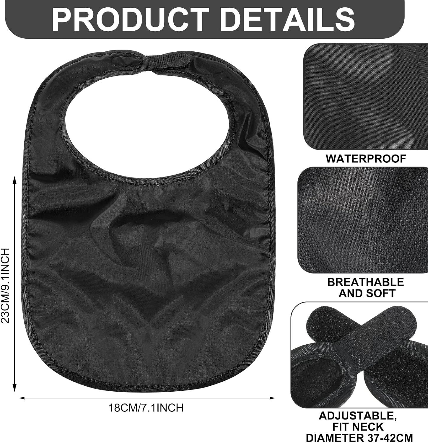 3 Pcs Tracheostomy Shower Cover Waterproof Laryngectomy Neck Stoma Protector Breathable Adjustable Tracheotomy Cover - Image 2