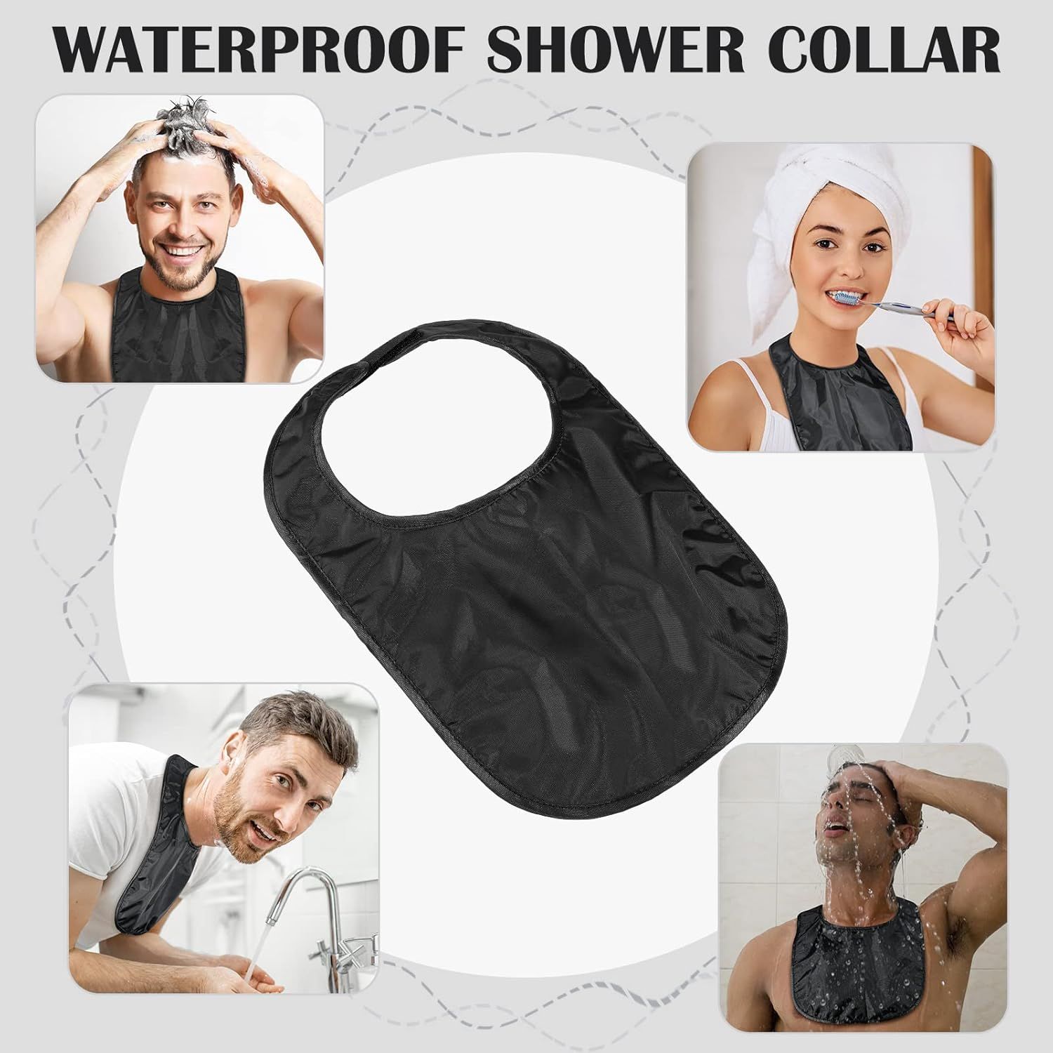 3 Pcs Tracheostomy Shower Cover Waterproof Laryngectomy Neck Stoma Protector Breathable Adjustable Tracheotomy Cover - Image 4
