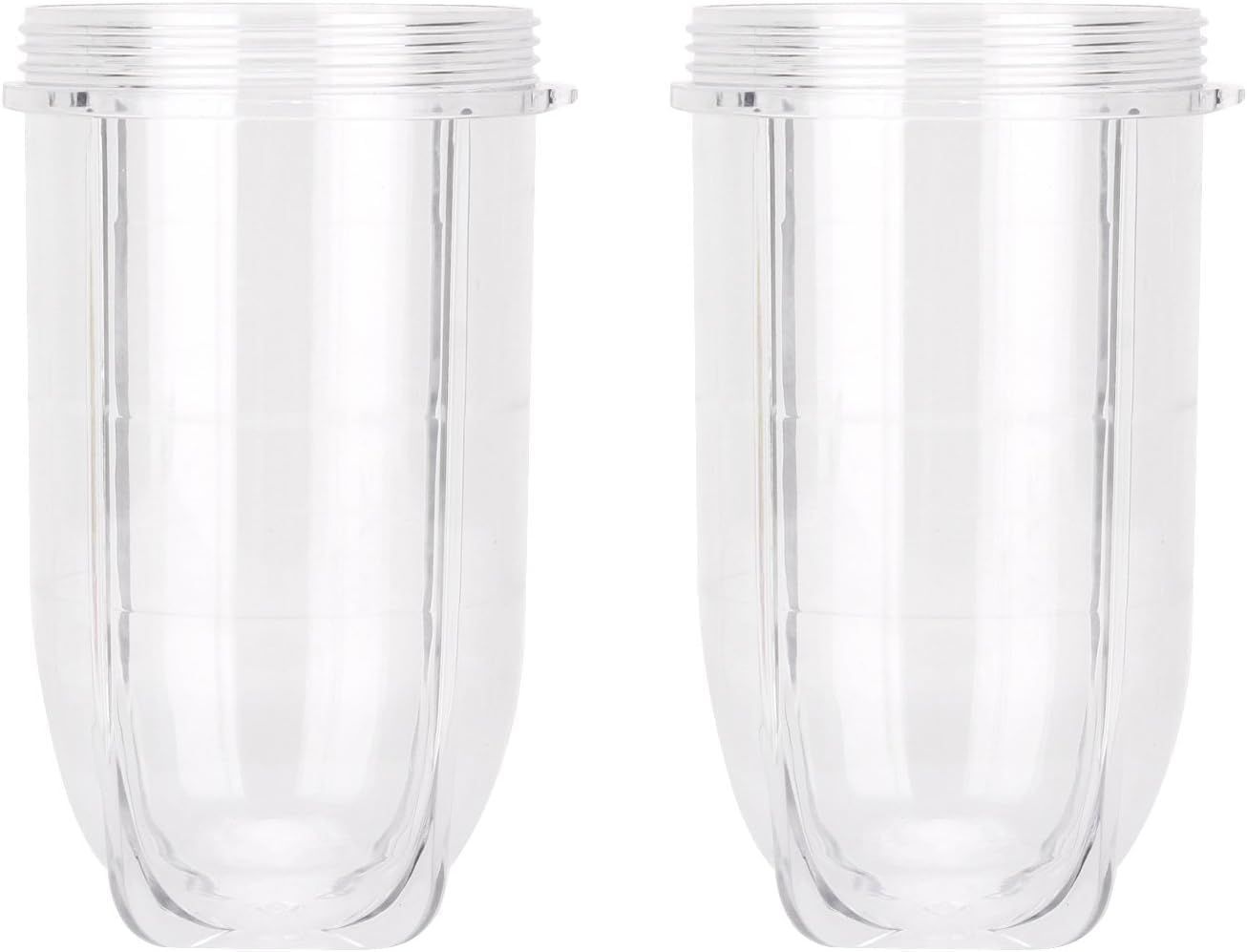 2 PCS Replacement Cups For Magic Bullet Replacement Parts 16OZ Blender Cups Jar compatible with 250W Magic Bullet MB1001 Series Juicer Mixer - Image 1