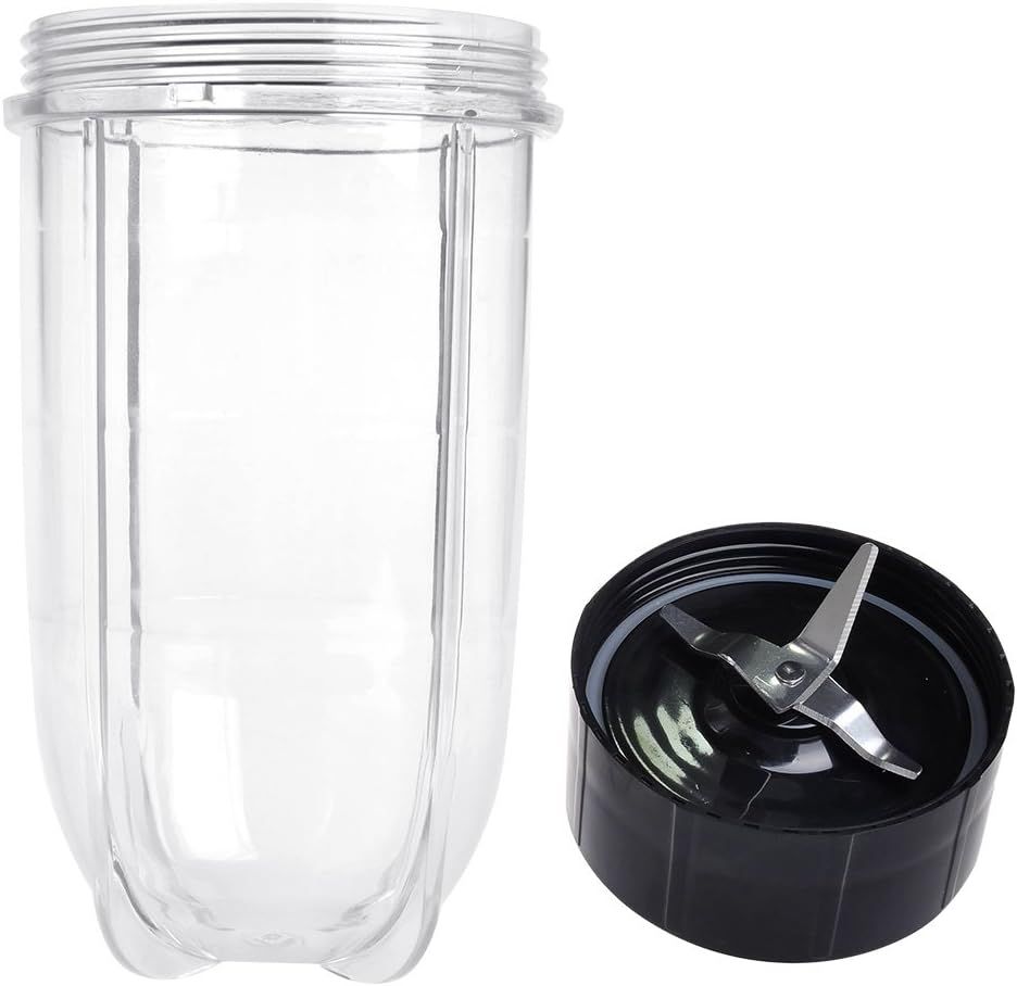 Replacement Cross Blade + 16oz Cup Set for Magic Bullet, Replacement Parts compatible with 250 W Magic Bullet MB1001 Blender - Image 1