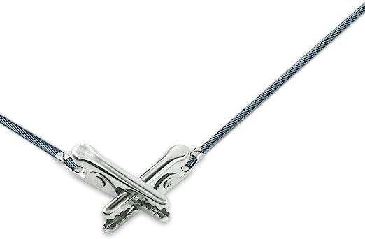 50Pcs Metal Wire Alligator Clamp Long-Tailed Alligator Iron Clip Clasp for DIY Card Clip Holder 6 inch (150mm) - Image 3