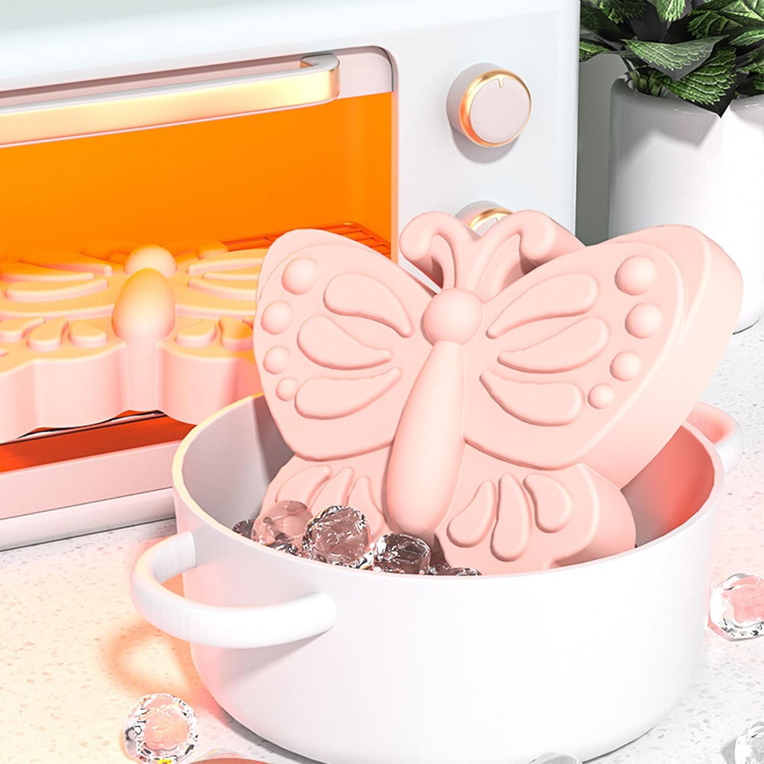 10 Inch Large Butterfly Cake Pan,Butterfly Shaped Birthday Cake Pan,3D Cake Baking Pan Nonstick Silicone Cake Mold for Birthday,Baby Shower, Anniversary, Party, Christmas - Image 2