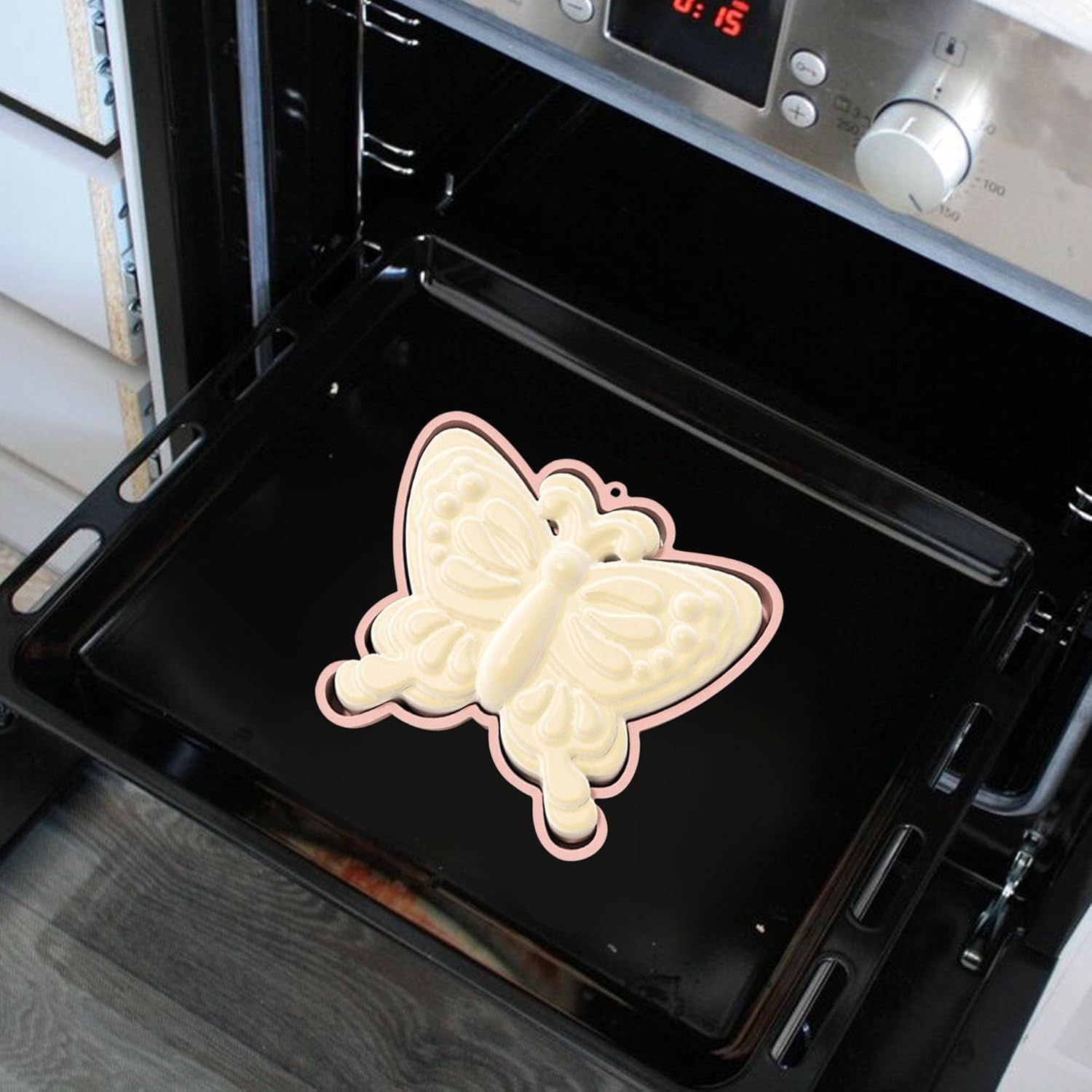 10 Inch Large Butterfly Cake Pan,Butterfly Shaped Birthday Cake Pan,3D Cake Baking Pan Nonstick Silicone Cake Mold for Birthday,Baby Shower, Anniversary, Party, Christmas - Image 6