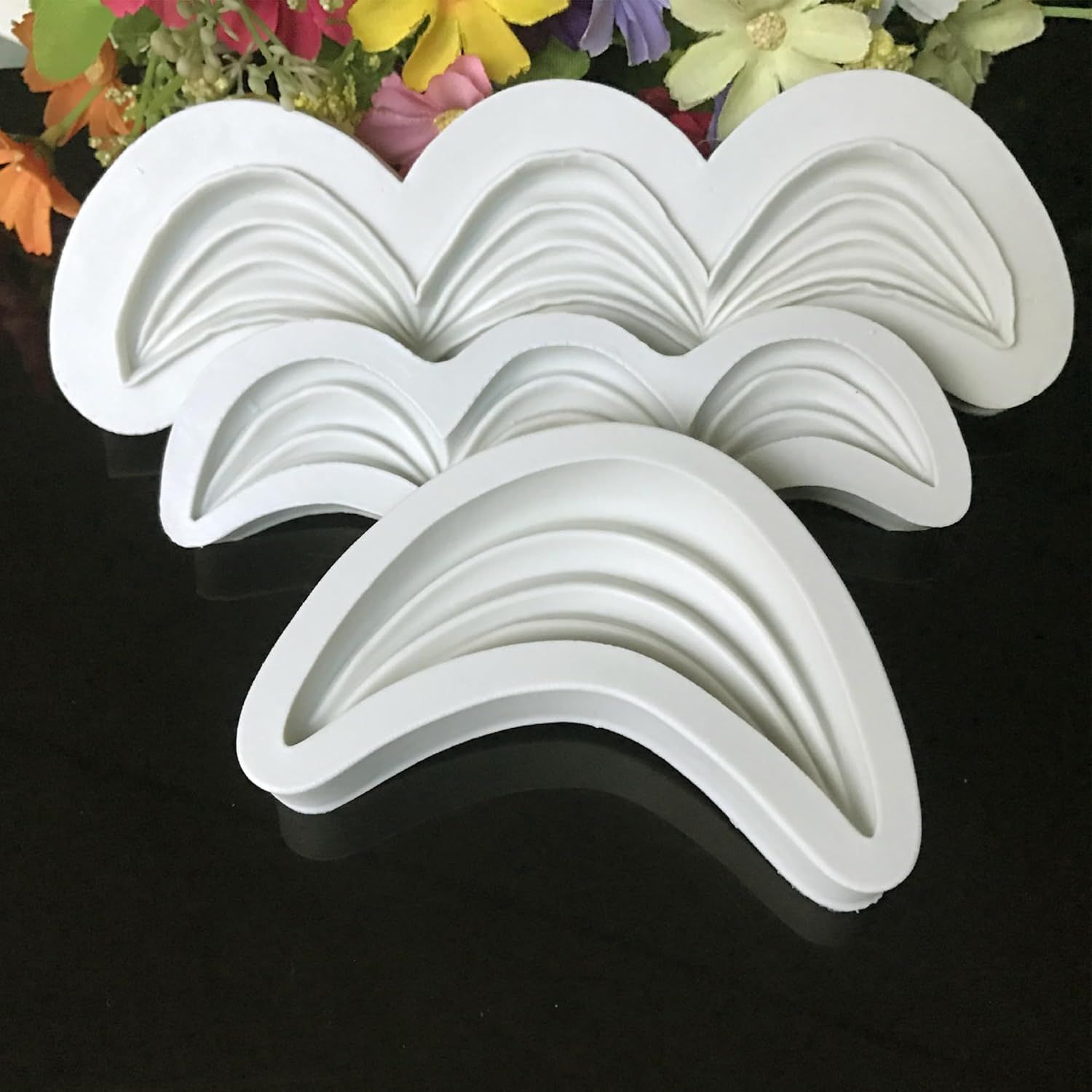 Fondant Swag Molds | Cake Border Draped Swag Silicone Mold | 3Pcs Set Wave-shaped Molds for Baking & Decorating | Safety Cake Mold for Fandant Candy Chocolate | Wedding Birthday Party Cake Decoration - Image 6