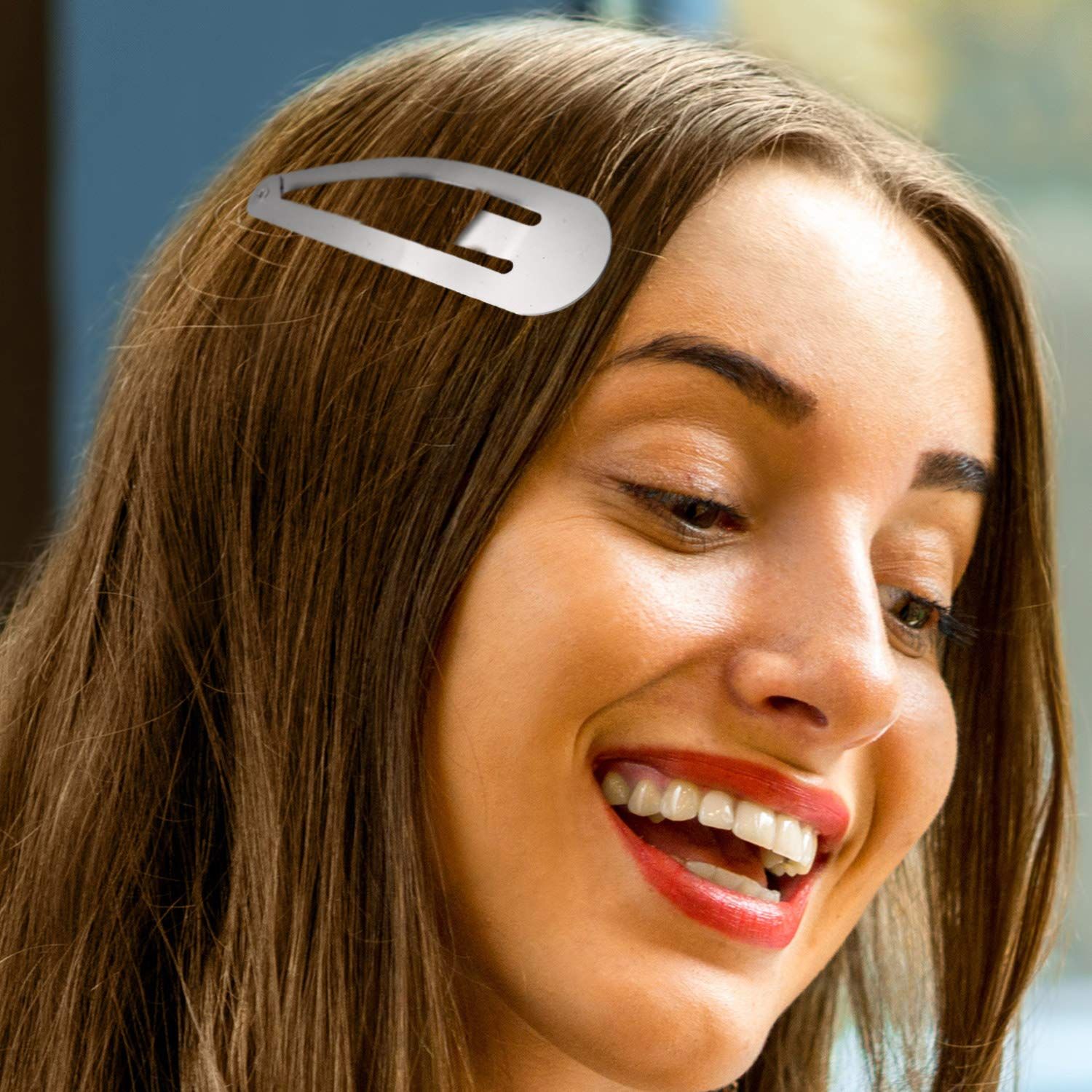 30 Pieces 3.1 Inch Large Metal Snap Hair Clips Nonslip Barrettes Women Hair Accessories(Silver) - Image 7