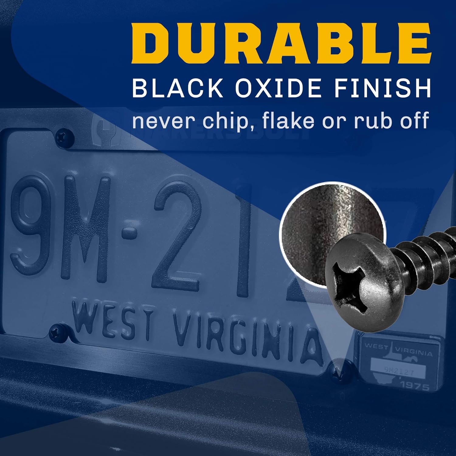 Stainless Steel Screws - Black Head, Oxidized Finish (Pack of 4) - Image 4