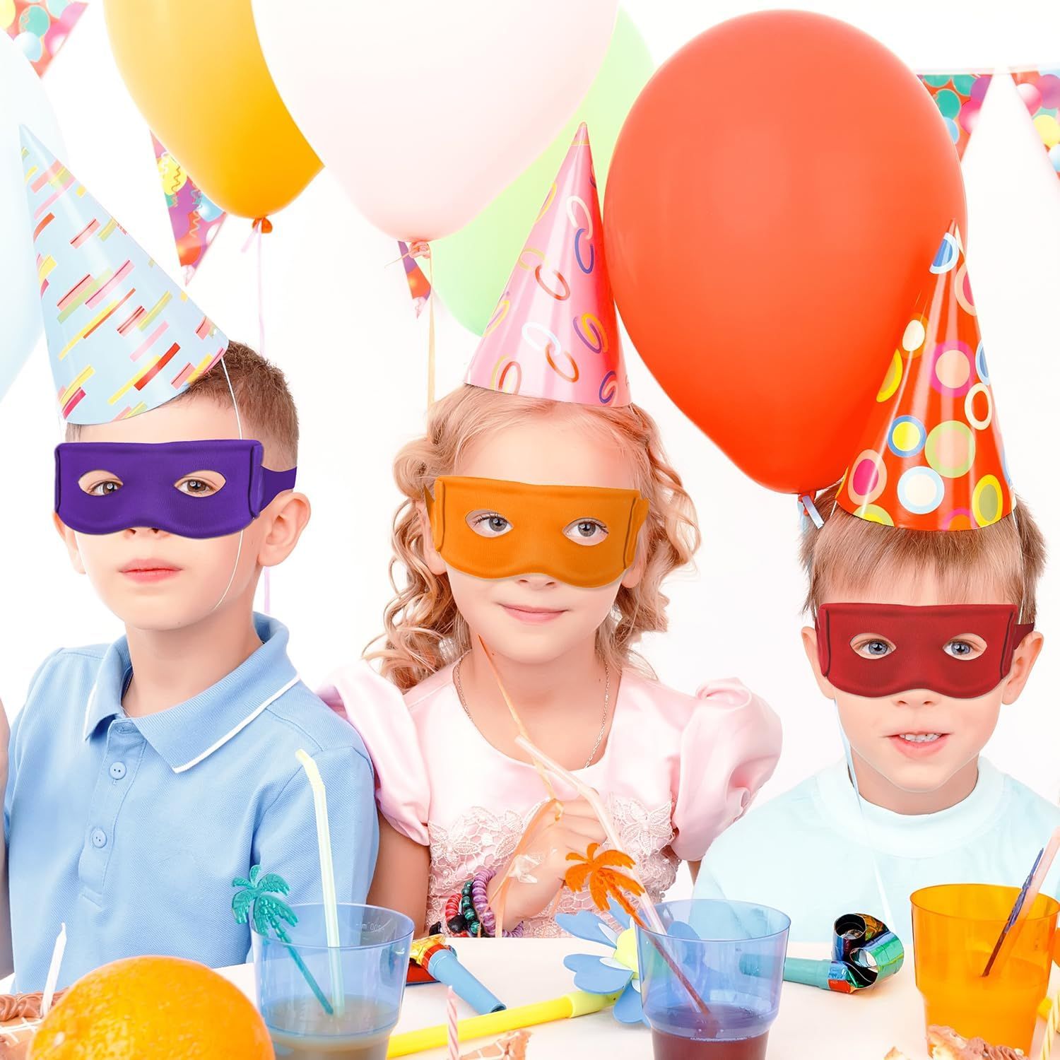 4pcs Turtle Eye Masks, Funny Halloween Masquerade Costume Eye Mask for Kids Adults Turtles Party Decorations for Birthday Cosplay Dress up Supplies - Image 7