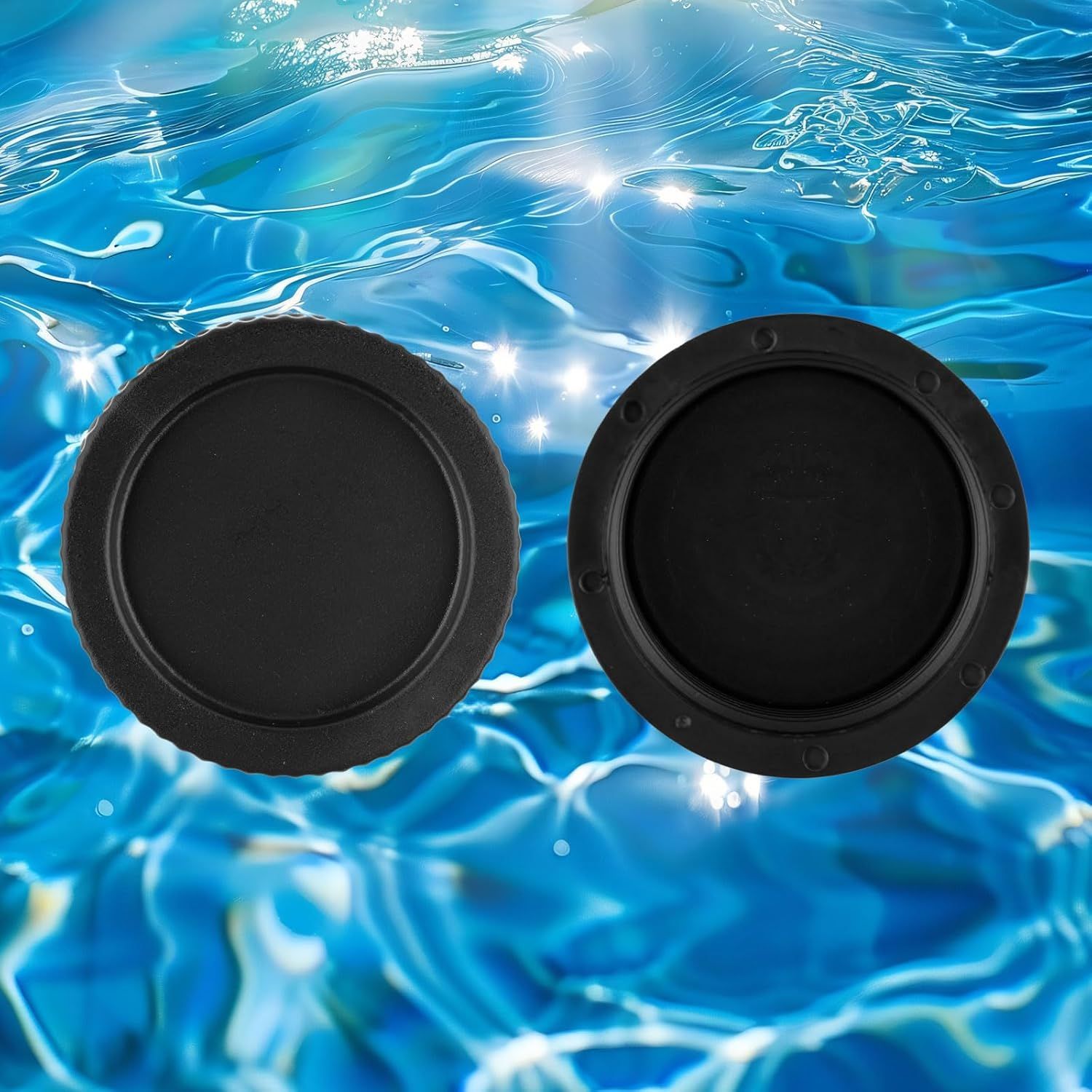 2pcs SX180HG Drain Cap, Pool Sand Filter Drain Cap Cover Plug Replacement Part with Gasket Compatible with Hayward Swimming Pool Sand Filter Models S166T S180T S244T S210T - Image 4