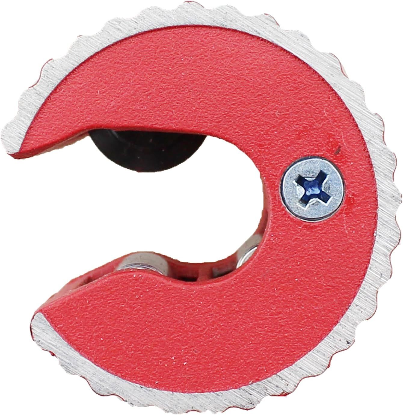 1/2 Inch Red Aluminum Alloy Adjustable Tight Pipe Cutter for Cutting Copper and Thin Walled Conduit - Image 4