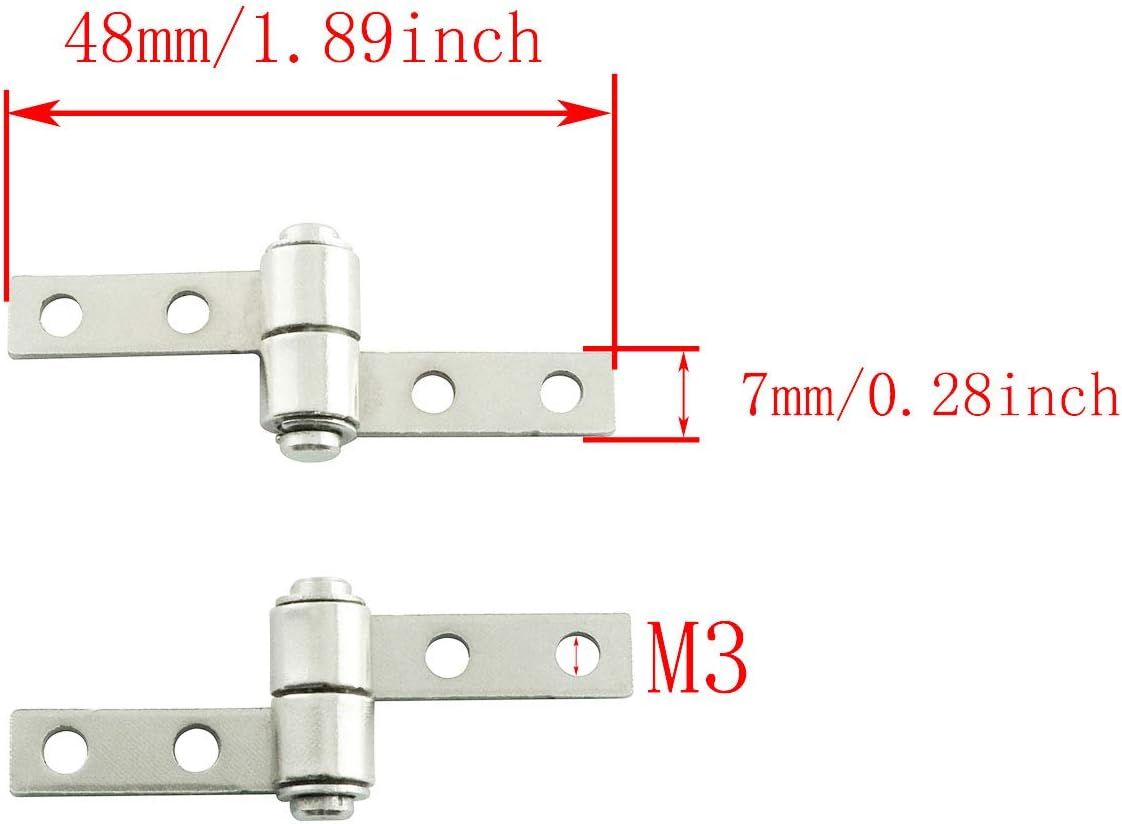 Torque Friction Type Positioning Hinges 360 Degree Torque Hinges with Mounting Screws - Image 2
