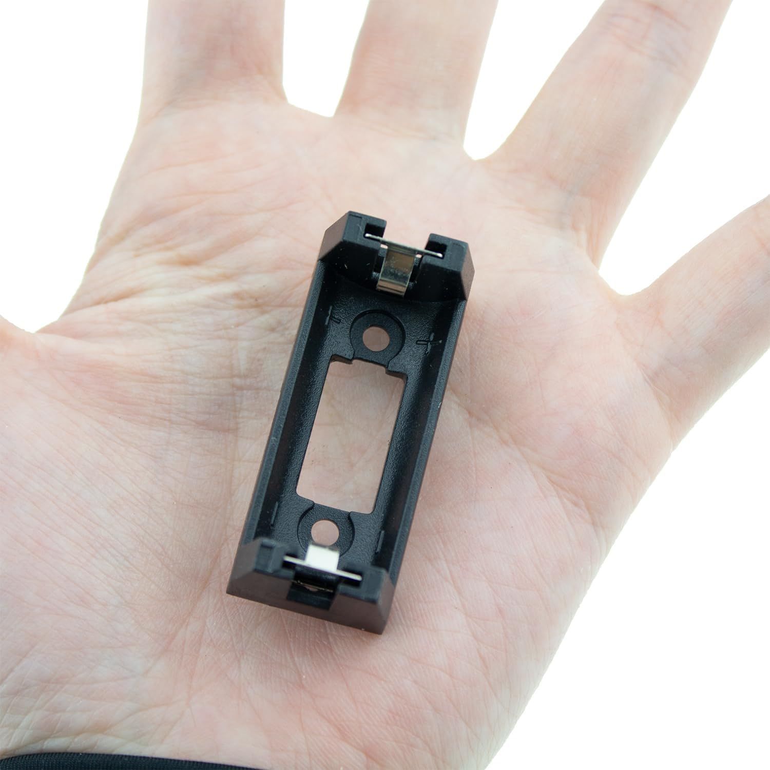 10pcs Black Battery Holder Case Box Clip for CR123 CR123A Lithium Battery - Image 4