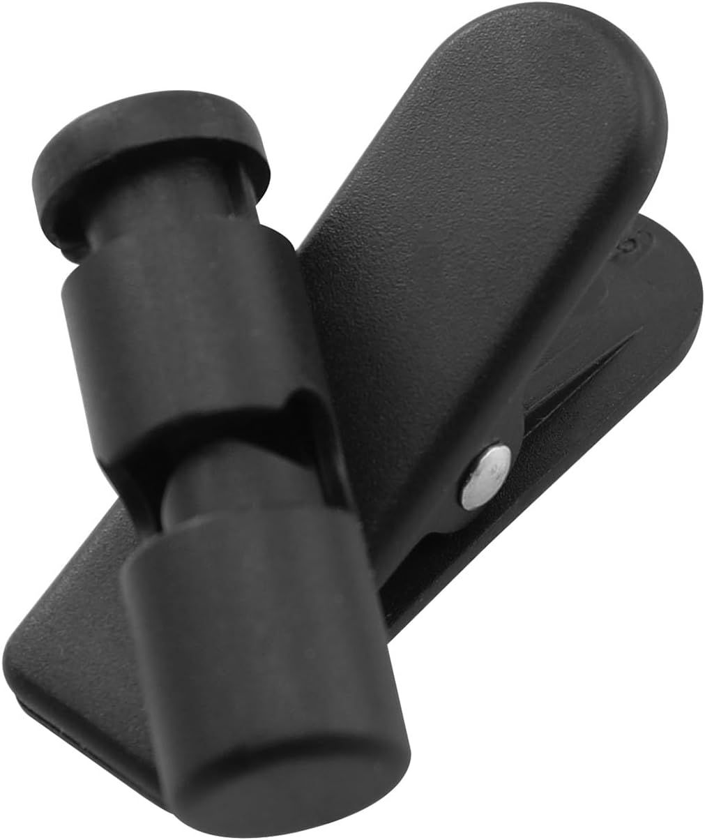 Headset Wire Clip  8PCS 360 Rotatable Earphone Earbud Cable Clips for 3-5mm Wide Eearphone Cable, Earpiece Clamp, Headphone Hook, Black - Image 5