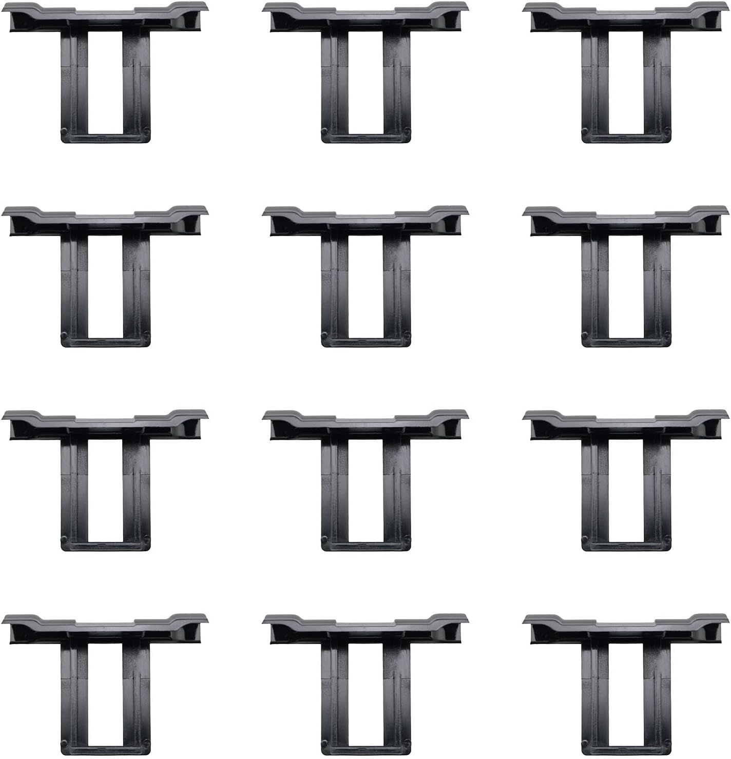 12PCS Plastic Photovoltaic Panel Drainage Clip 40mm Solar Panel Drainage Chute Dust Collector for Commercial Roof Photovoltaic Photovoltaic Carport - Image 1