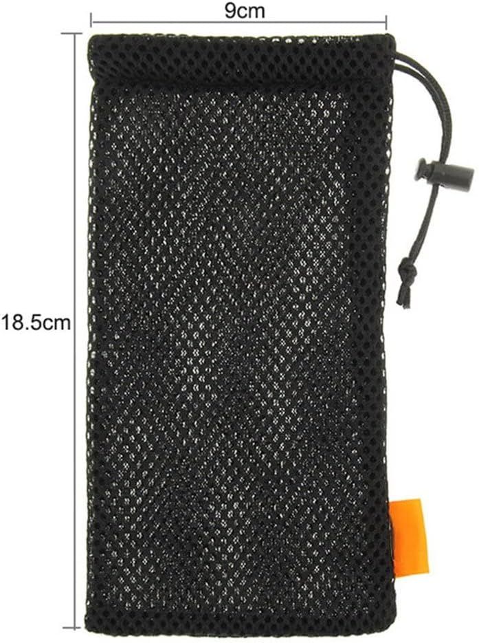 5-Pack Nylon Mesh Drawstring Storage Pouch Bag - 3.5 x 7.3 Inch - Image 3