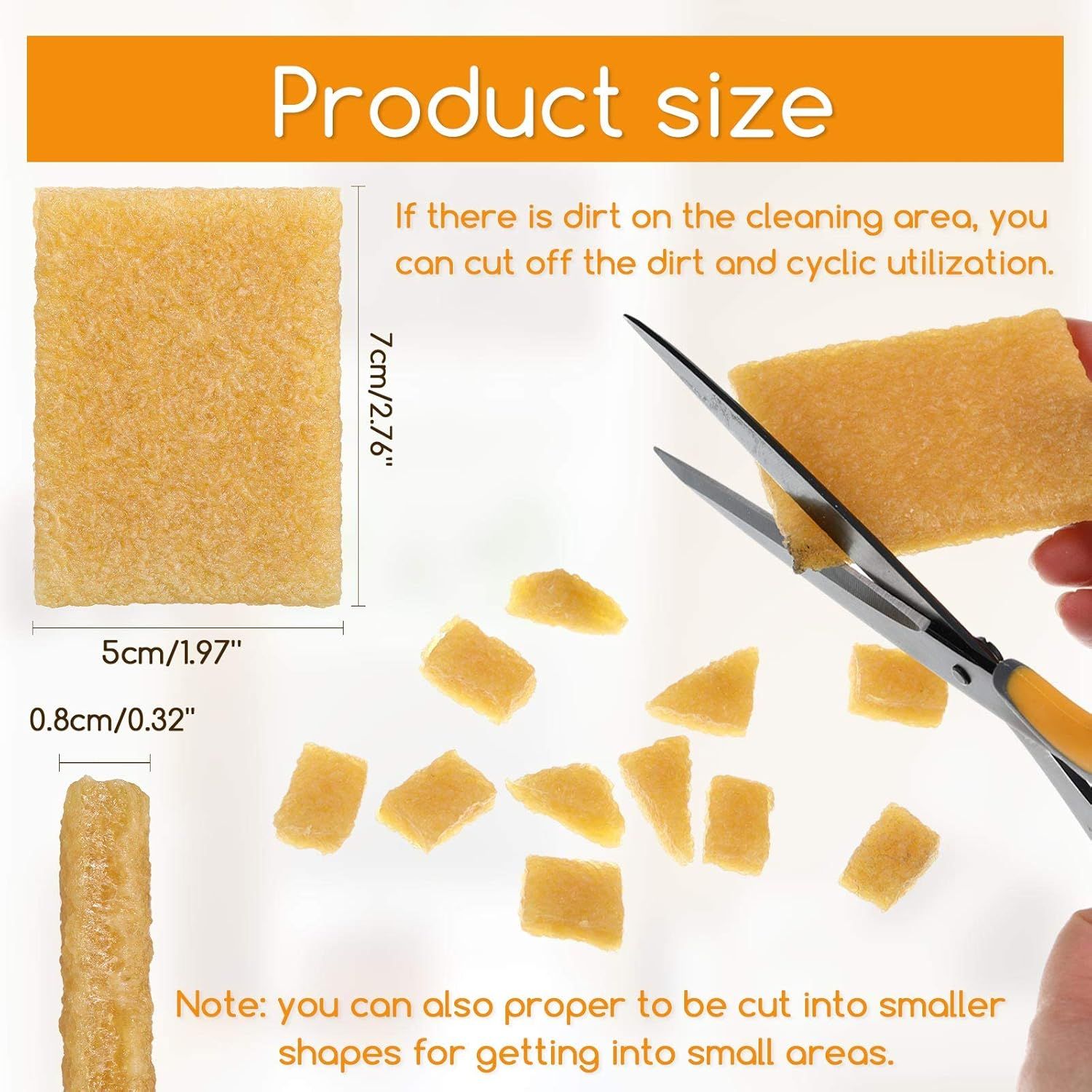 12 Pieces Glue Residue Pick up Eraser Rubber Cement Eraser Cleaning Rubber for Removing Adhesive and Residues from Paper Plastic and More - Image 2