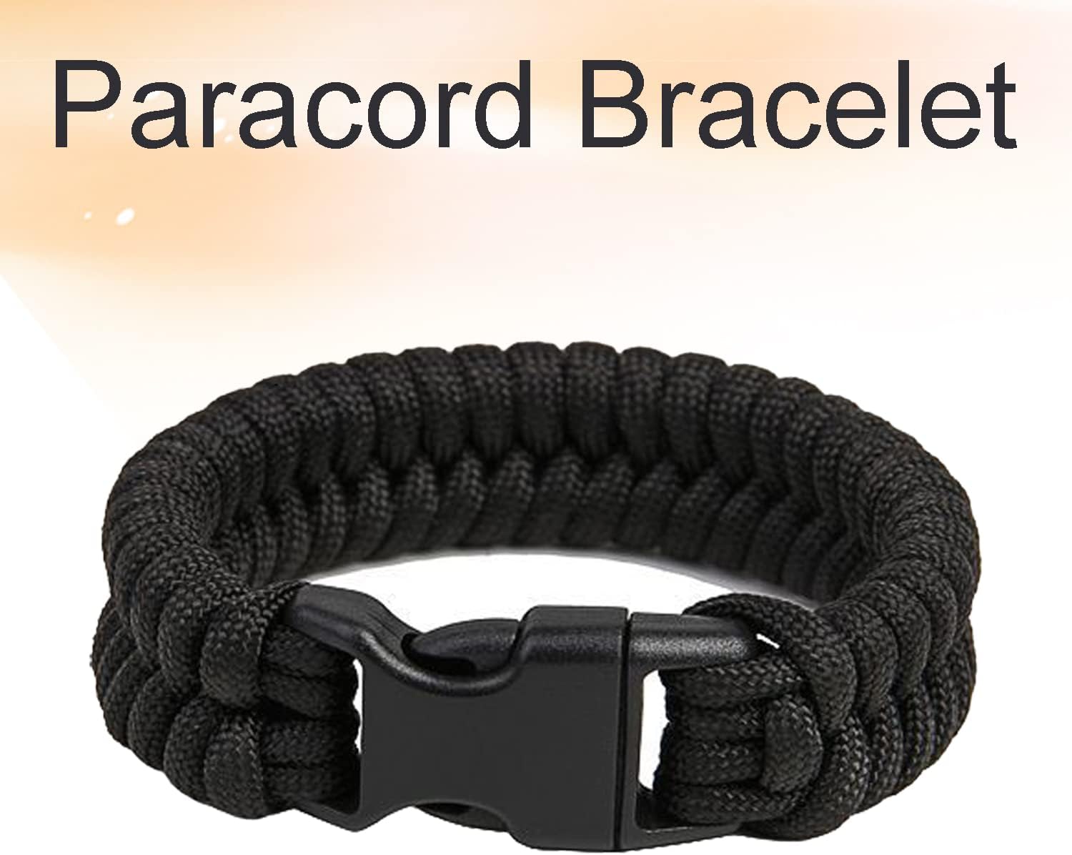 CooBigo 60 Pack Paracord Bracelets Buckles, 5/8, 1/2 and 3/8 Inch Contoured Paracord Buckles, Plastic Side Release Clasp for Parachute 550 Cord Bracelets Clasps Clip Dog Collar Accessories (20 Each) - Image 3