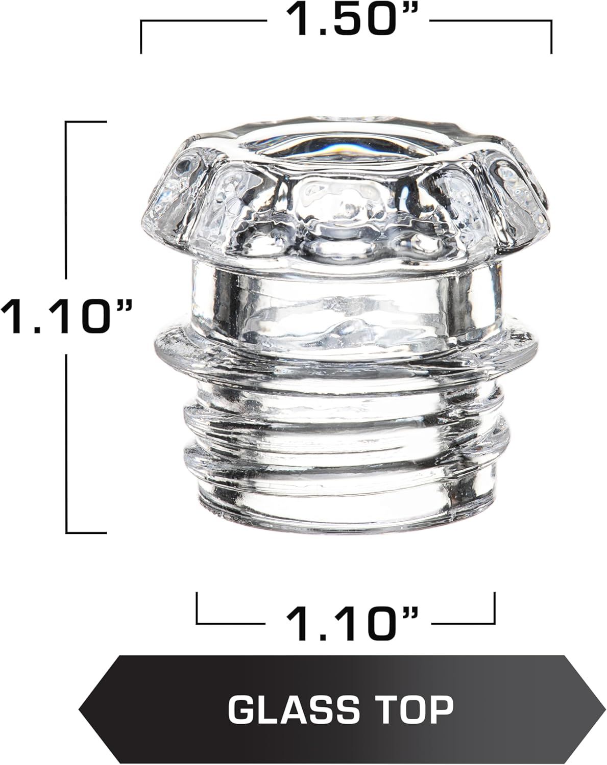 Coffee Percolator Glass Top Replacement - (Pack of 2) - Image 3