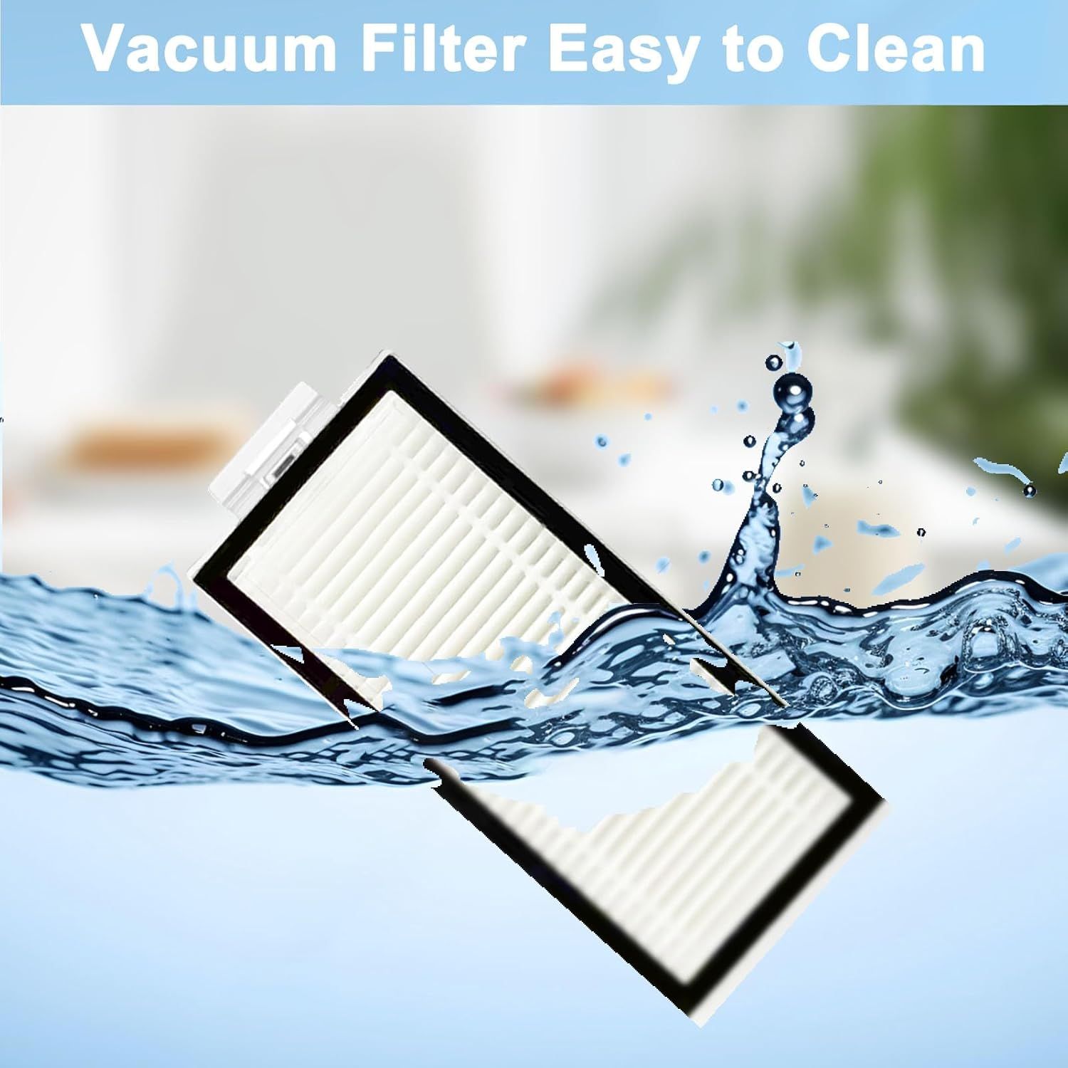Vacuum Filter Replacement Compatible with Xiaomi Roborock Q7 Q7+ Q7 Max Q7 Max+ Q5 Pro and Q5 Pro+ Robot Vacuum Cleaner (Not Fit for Q5 Q5+ S8 Pro Ultra S8+ S8) - Image 5