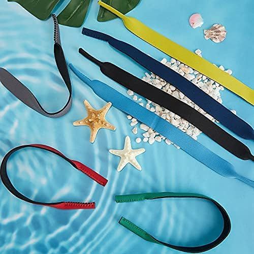 10 Pieces Neoprene Sunglasses Floating Straps Eyewear Retainer Durable Floating Glasses Straps Soft Eyewear Holders Around Neck for Men Women Running Activities(40 cm,Classic) - Image 5