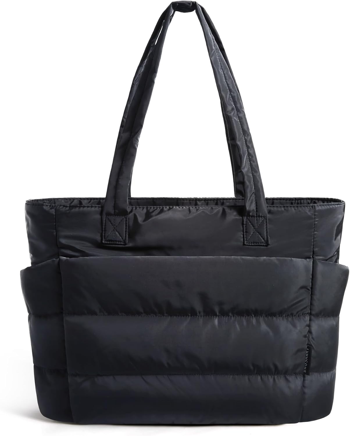 Tote Bag for Women, Lightweight Puffy Tote Bag with Compartments Shoulder Bag Handbag for Travel, Work, Gym | Lightweight, Puffy, Quilted, for Travel, Work - Image 1