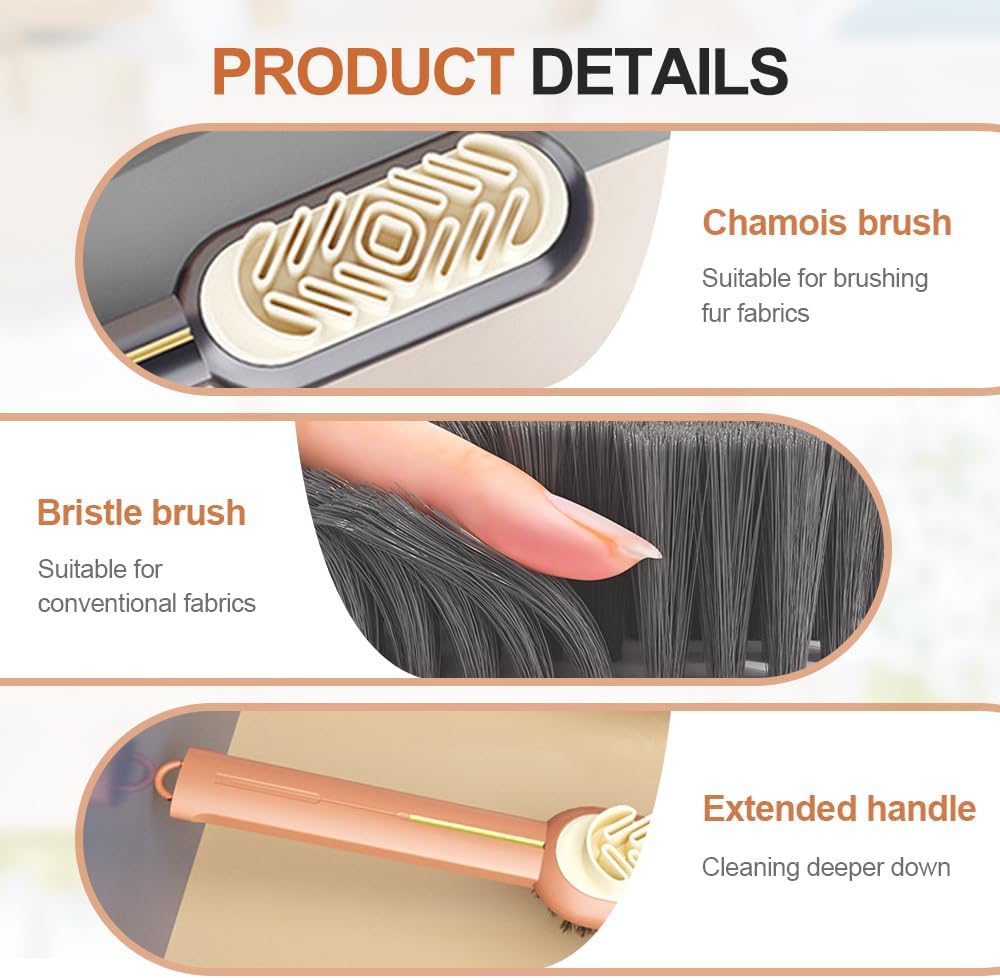 2 in 1 Scrub Suede Shoe Brush, Rubber Polish Eraser with Soft Bristle Brush for Suede Cleaner and Nubuck Brush (Black) - Image 4