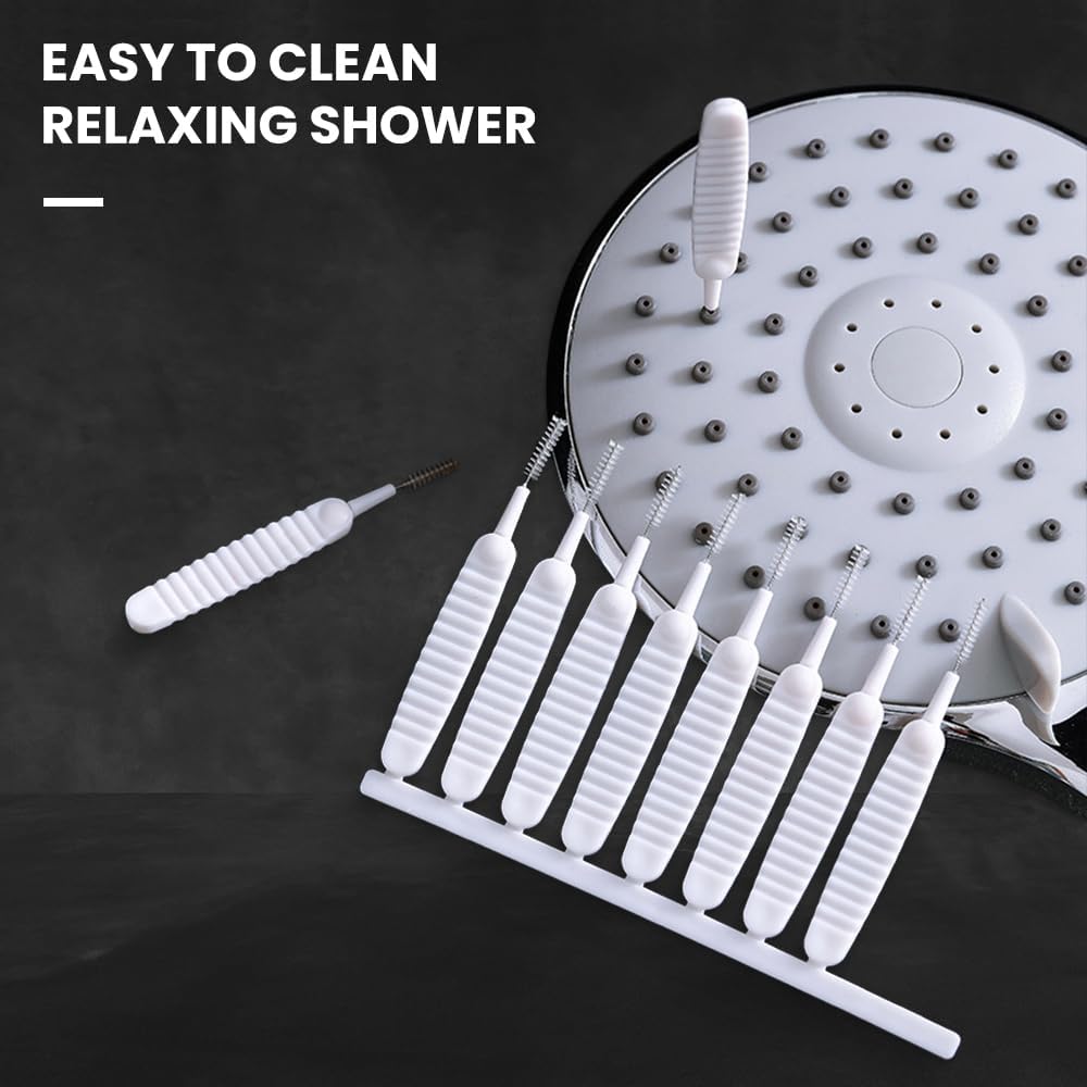 Shower Head Cleaning Brush for Small Hole, Multifunctional Shower Cleaning Tools, Anti-Clogging Nozzle with Storage Boxes, Showerhead Cleaning Brushes Picks for Household Bathroom (20 pcs) - Image 2