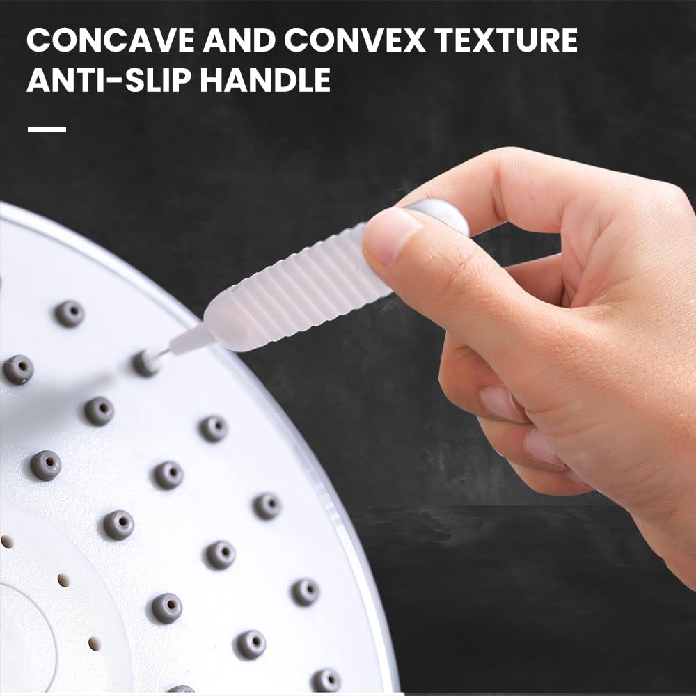 Shower Head Cleaning Brush for Small Hole, Multifunctional Shower Cleaning Tools, Anti-Clogging Nozzle with Storage Boxes, Showerhead Cleaning Brushes Picks for Household Bathroom (20 pcs) - Image 4