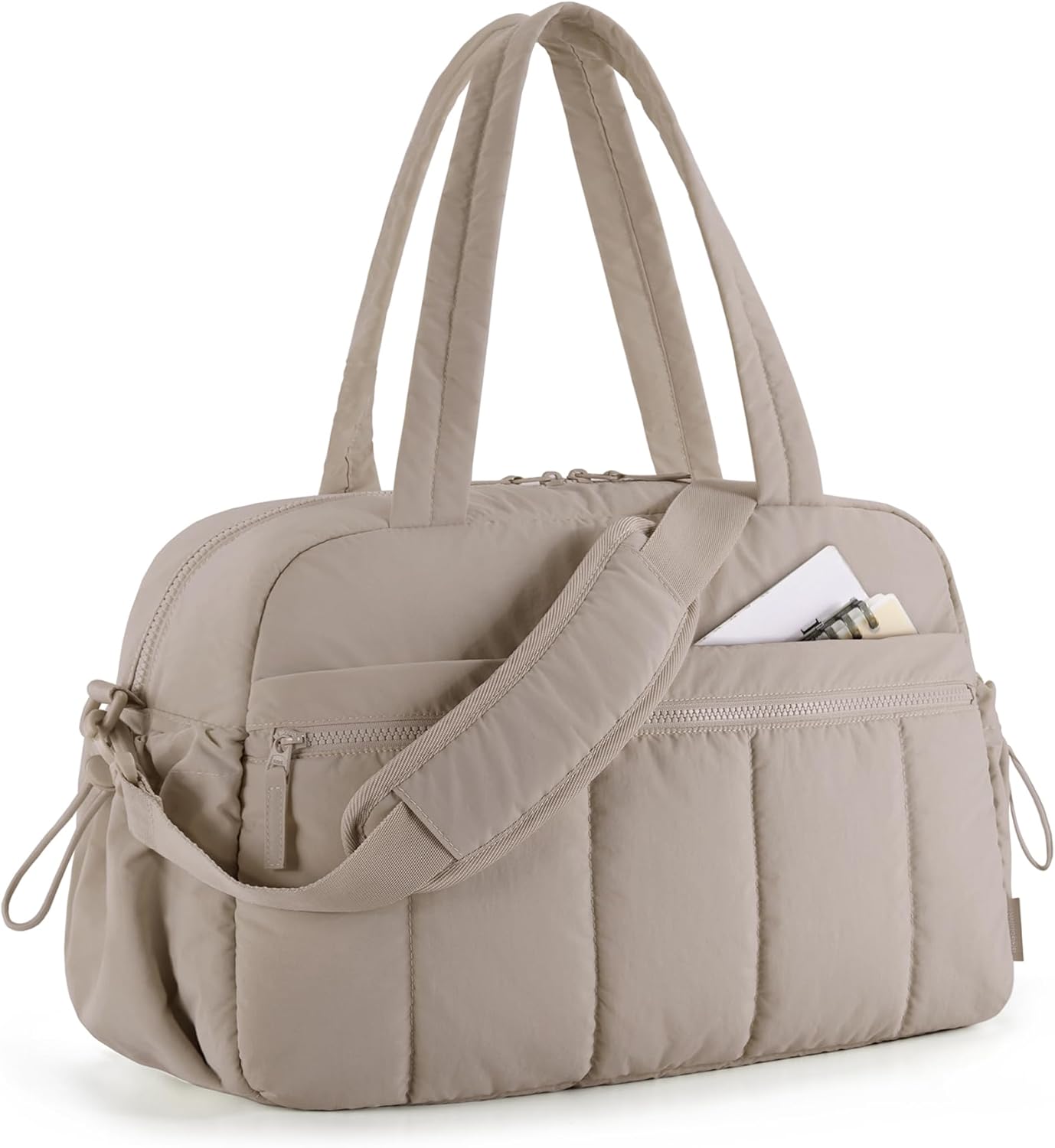 Gym Bag for Women, Duffle Bag for Travel with Wet Pocket, Lightweight Carry on Weekender Duffel, Water Resistant - Image 1