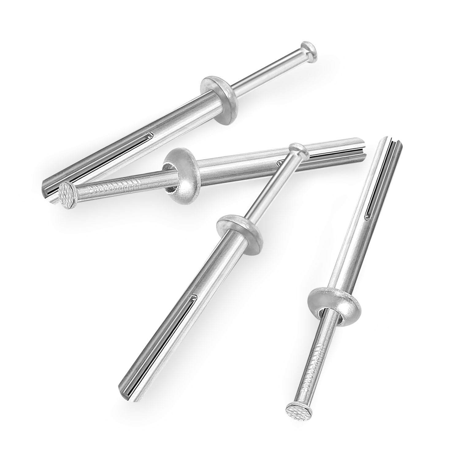 1/4 x 2 Hammer Drive Nail in Anchors, Cement Hammering Anchors, Zinc Alloy, 50 PCS - Image 3
