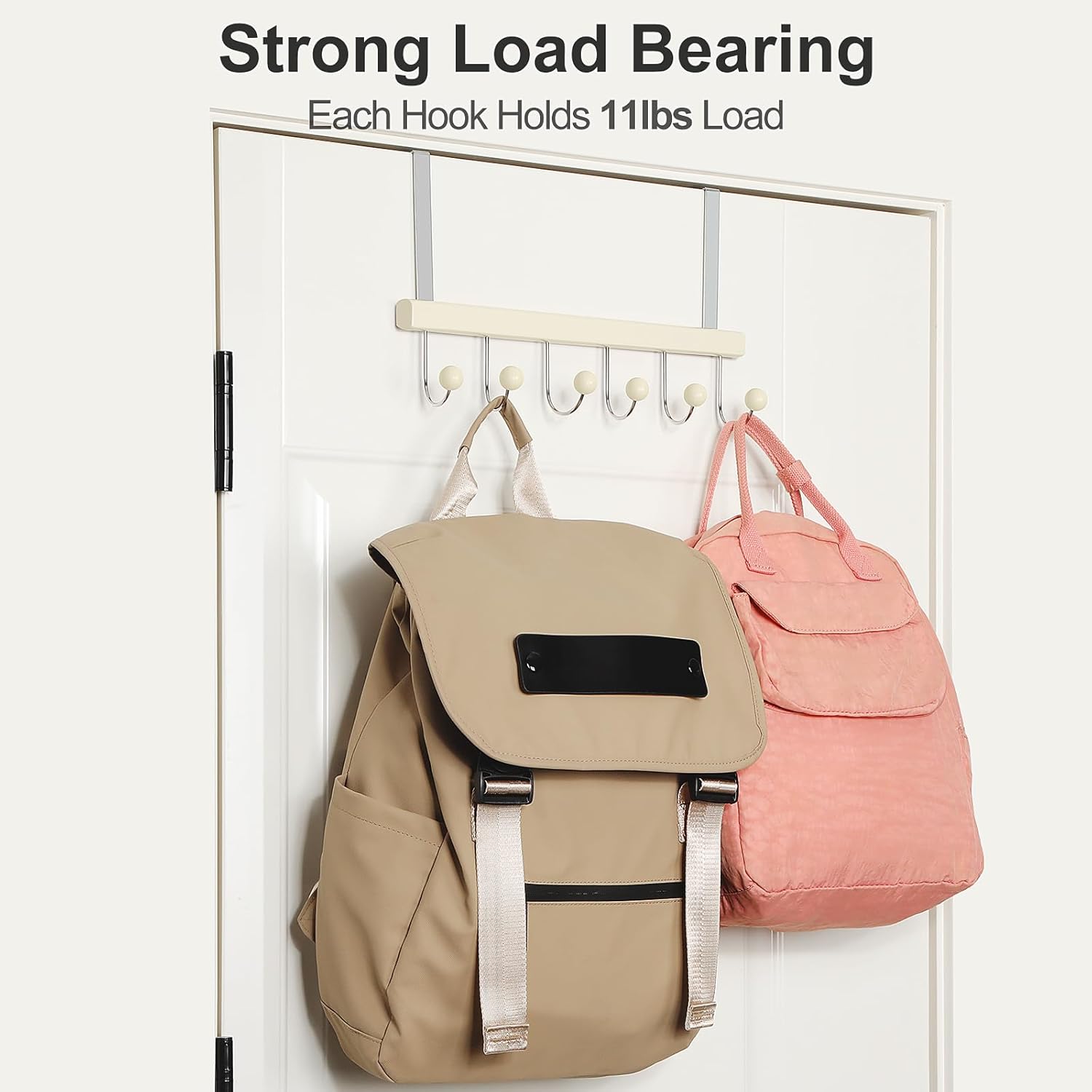 TOPIA HANGER Over The Door Hooks for Hanging, Hoodie Hangers - Image 7