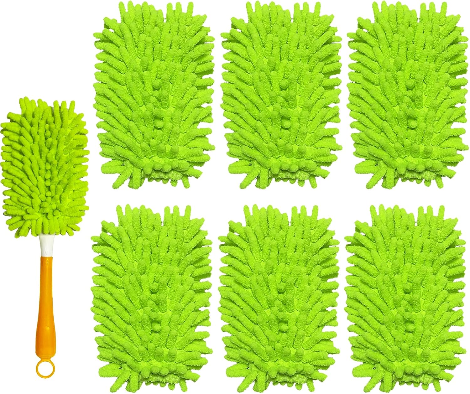 6+6 Reusable Duster Refill Compatible with Swiffer Hand Duster - 360 Heavy Duty Dusters Refills - Microfiber Ceiling Fan Duster for Swiffer Dusters Extended Handle(Handle is Not Included) - Image 3