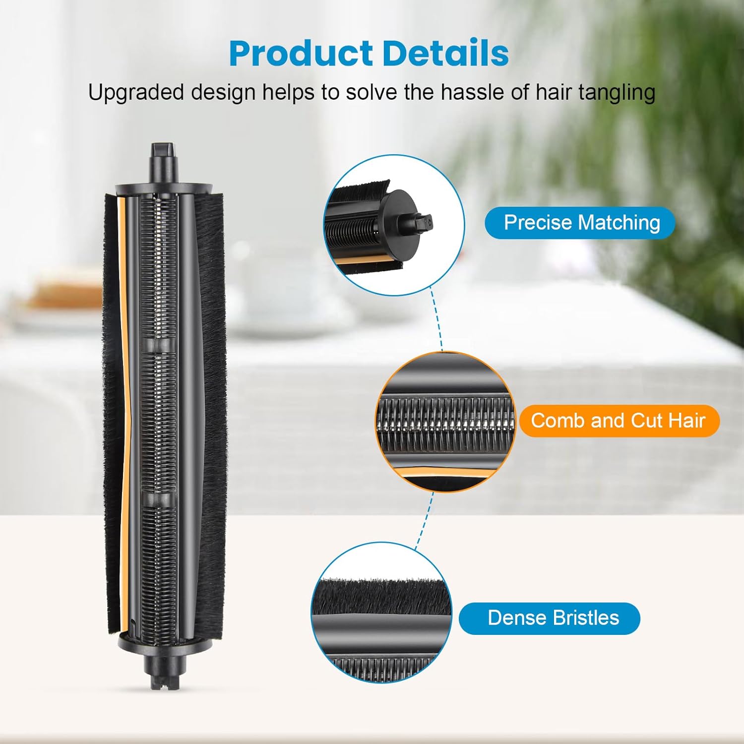 19 Pcs TriCut Brush Accessories Kit for Dreame X40 Ultra/X40 Master/L40 Ultra/Mova P10 Pro Ultra/Mova P50 Pro Ultra, include 1 Brush, 4 Dust Bags, 4 Filters, 4 Mop Pads, 4 Side Brushes, 2 Tools - Image 3