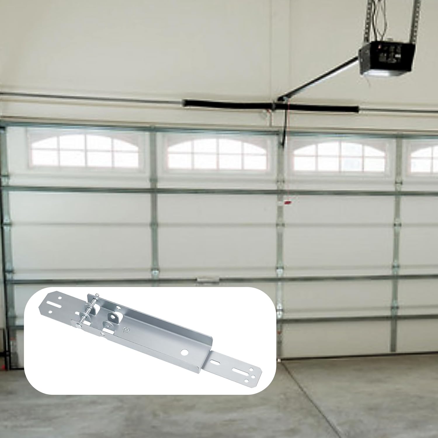 Xadnitu Garage Door Reinforcement Bracket, Operator Repair Hookup Brackets with Clevis Pin for Repairing Attach to The Garage Opener (18 inch) - Image 7