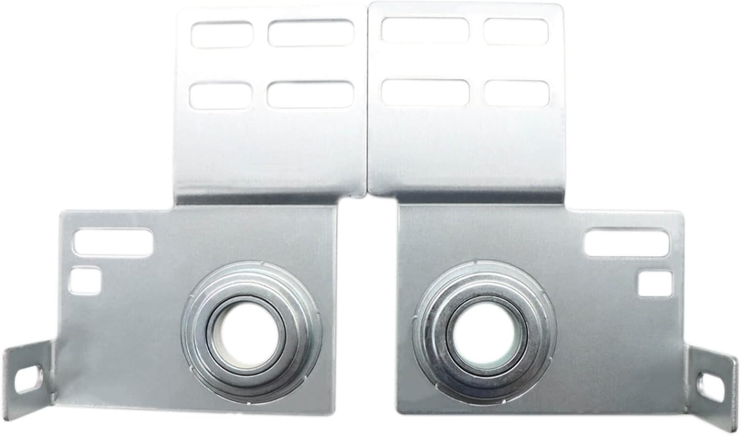 End Bearing Plates Brackets, Garage Door Parts Torsion Spring Residential Bracket with Bearings 3 3/8 Inch, for 2