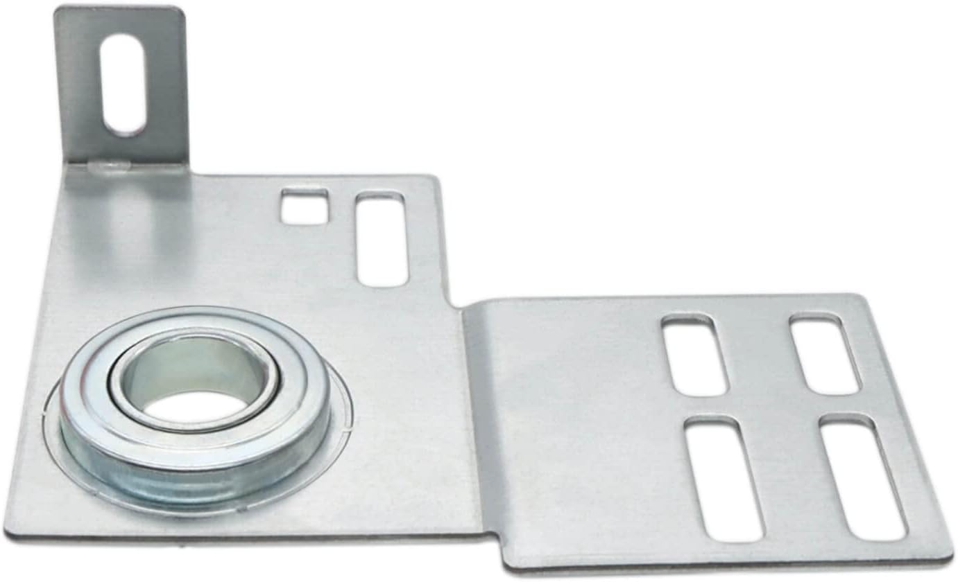 End Bearing Plates Brackets, Garage Door Parts Torsion Spring Residential Bracket with Bearings 3 3/8 Inch, for 2