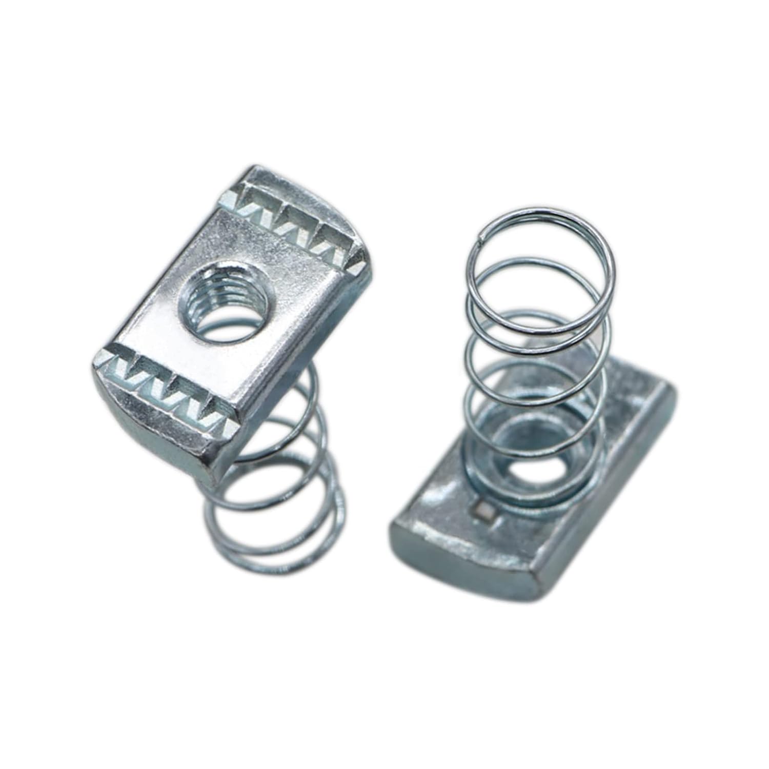 (100) Strut Channel Nuts, 3/8-16 Spring Channel Nuts with Zinc Electroplate Finish, Long Spring Nuts Great for Use with Strut Channel (100 Pack) - Image 6