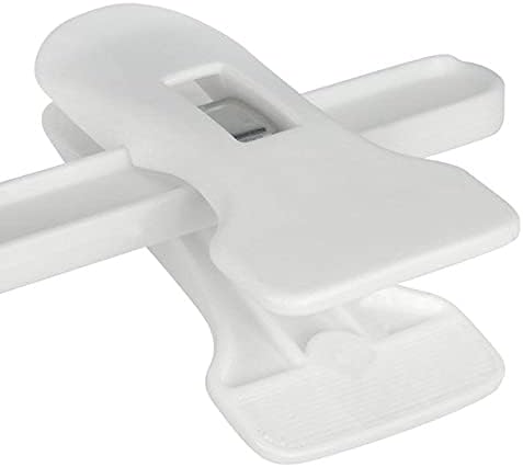 HANGERWORLD Kids Pants Hanger with Adjustable Clips (10 Pack, White) - 11inch Perfectly Sized for Baby, Kids, Child and Teens Pants, Skirts, Slacks and Jeans - Image 3