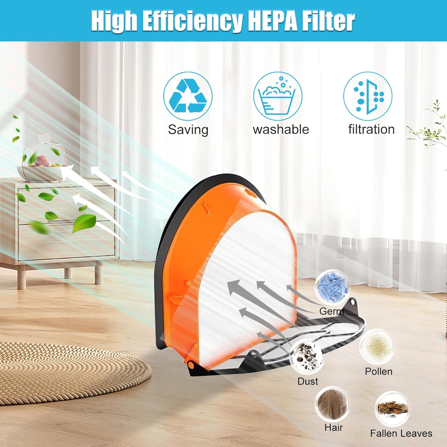 WD161 Brush Roller and Filter for Shark HydroVac Vacuum Cleaner compatible with Shark WD161 WD261 AW261 and WD101 WD201 WD100 WD200 AW201 WD200C WD201C WD101C WDB1, WDB2, WDFF1, WDFF2, WDB1F2 Vacuums - Image 5