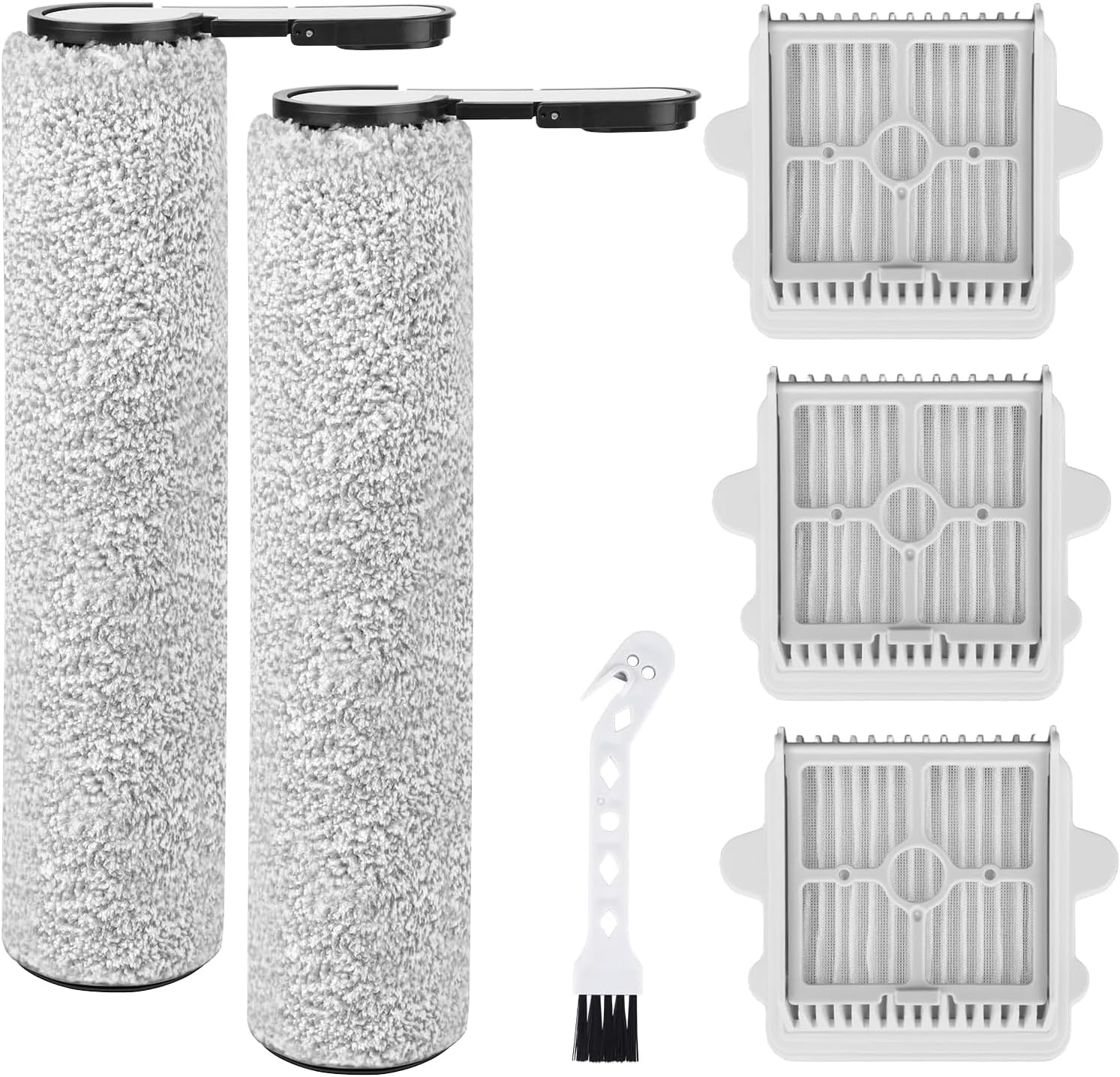 F25 Series Roller Brushes and HEPA Filters Compatible with Roborock F25, F25 ACE, F25 ALT, F25 LT, F25 RT, F25 GT Wet Dry Vacuum Cleaner-6 Pack - Image 1