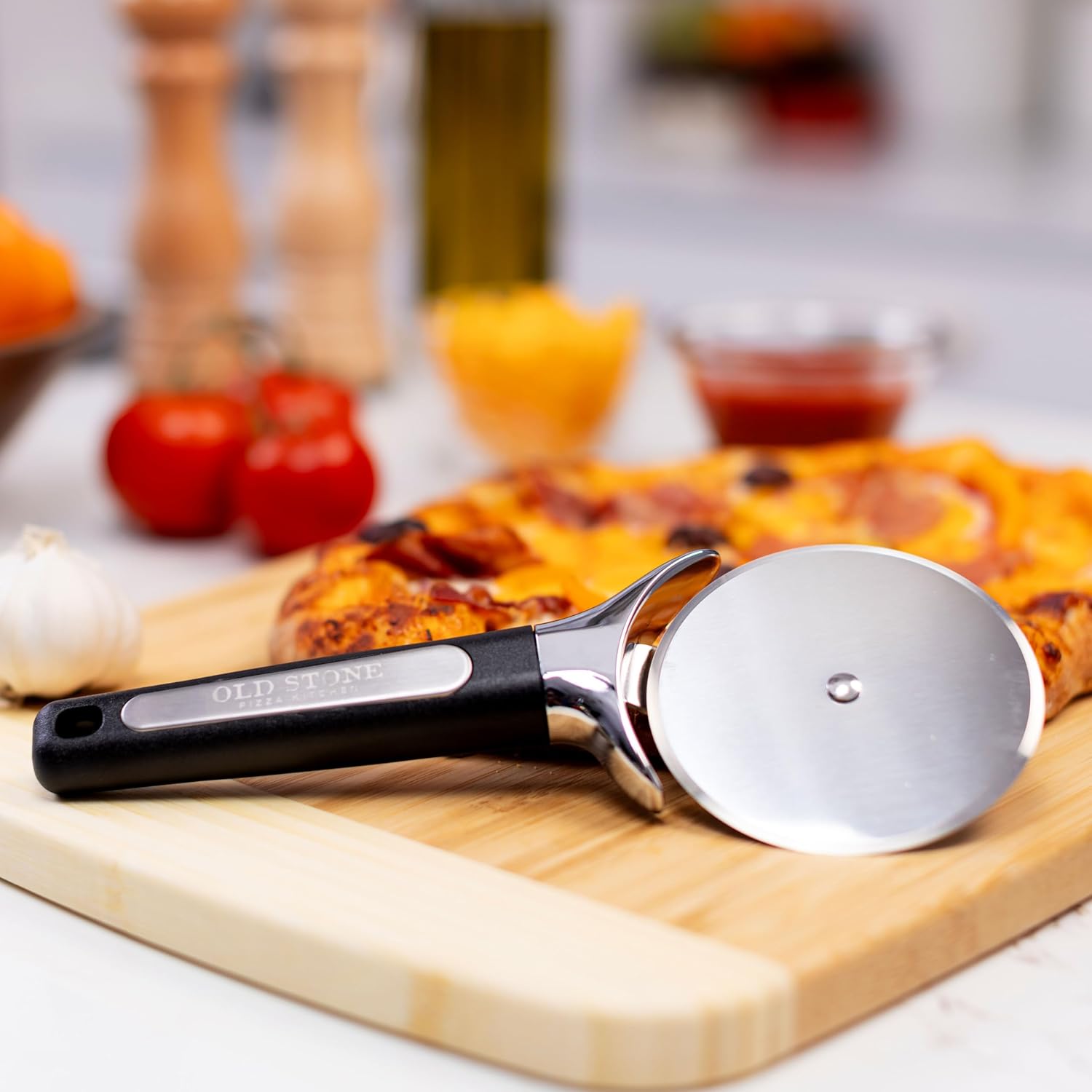 Premium Stainless Steel Pizza Cutter Wheel Pizza Slicer, 3.5-inch Pizza Cutter Wheel - Image 2