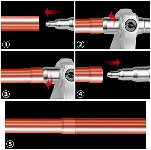 Copper Pipe Tube Expander Tool manual Swaging hand tool Refrigeration Tube Expanding Tool kit 1/4” to 7/8” - Image 7
