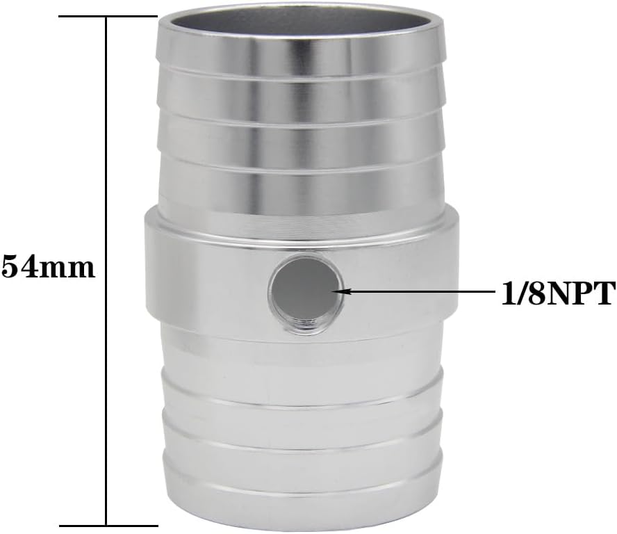 1-1/4 inch Radiator Hose Barb Adapter with 1/8