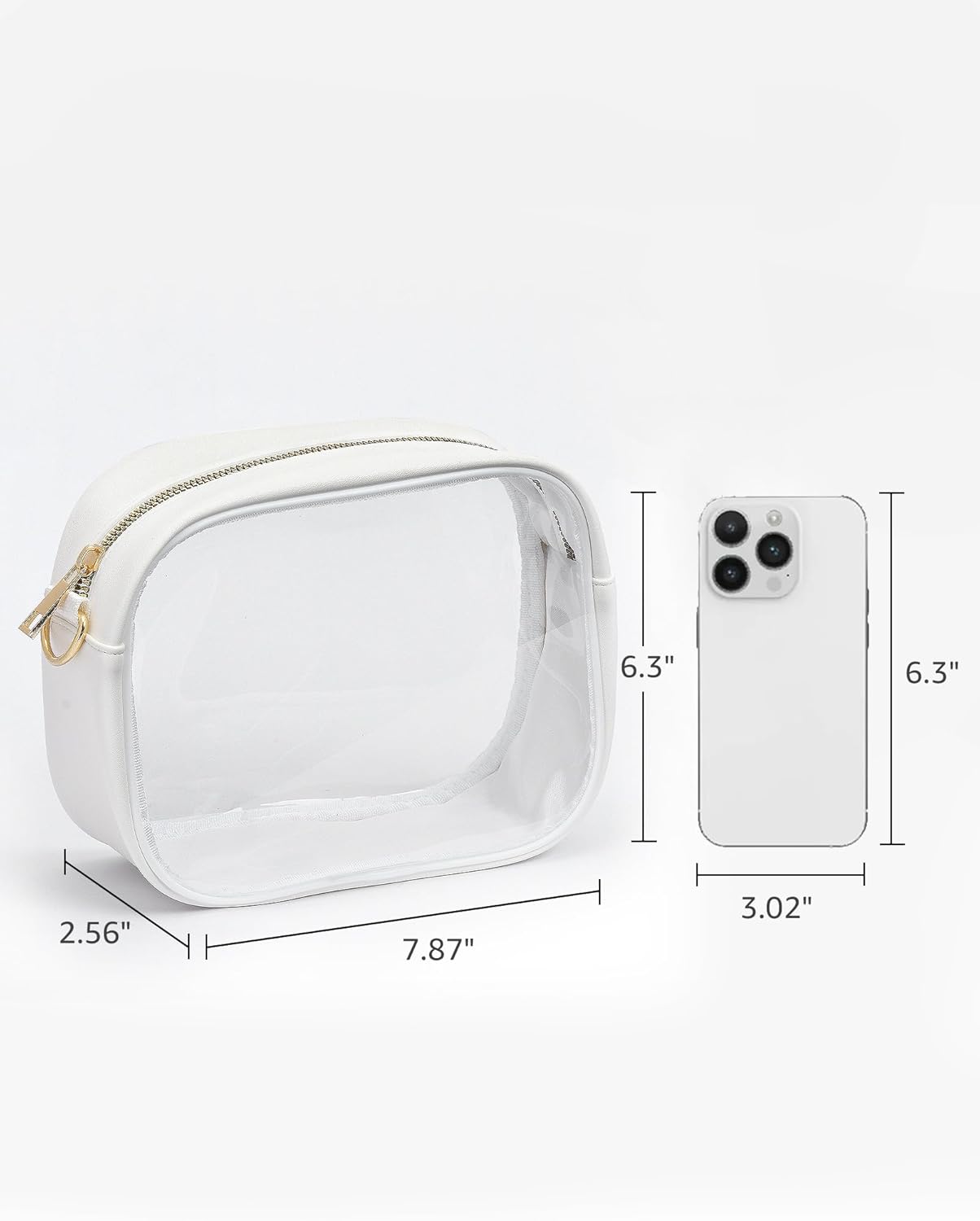 Clear Purse for Women Set of 2, Clear Bag for Stadium Events Concert Sport Festival - Image 6