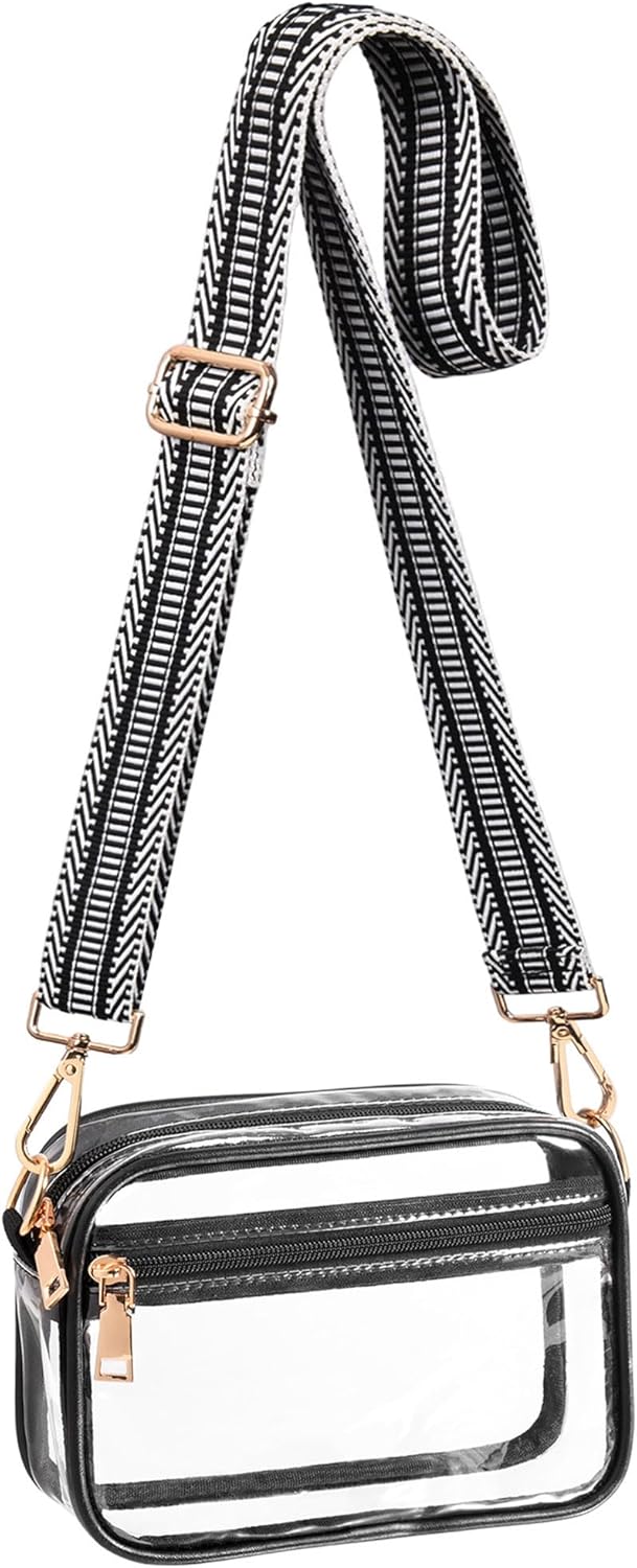 Clear Purse for Women Stadium Approved + Clear Crossbody Bag Stadium Approved - Image 2